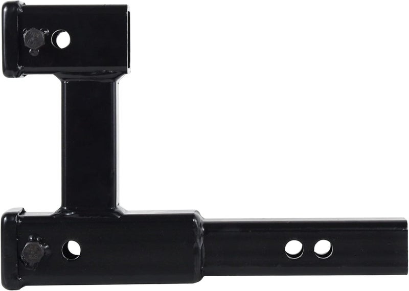 REYSUN 864131 Dual Hitch Receiver with 7-1/2 inch Rise/Drop, Receiver Hitch Extension with Hitch Pin & Clip, Fits 2 inch Hitch Receiver - Image 3